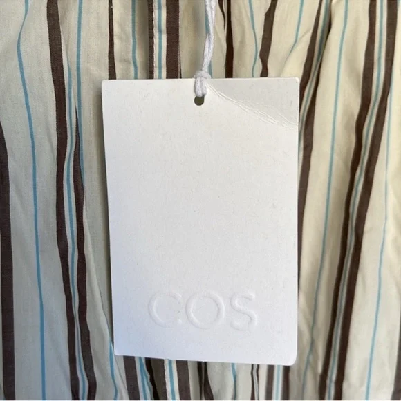 Cos striped wide leg pants